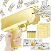 Gold Money Gun Shooter and 201 PCS Props (No Real