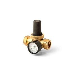 INTA Water Pressure REDUCING Valve with Gauge 15MM & 22MM Fitting REGULATING PRVG22