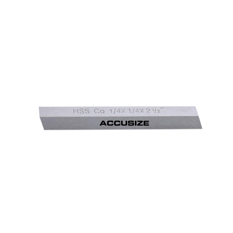 Accusize Industrial Tools 1/4'' x 1/4'' x 2-1/2'' (Width x