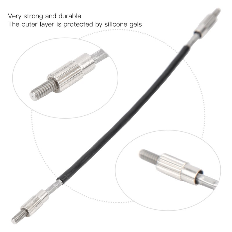 10Pcs 1/2 1/4 Violin Tailgut Tail Gut Steel Wire Tailcord