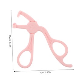 MERRYHAPY Manual Eyelash Curler Lash Curls Tool Wide Angle Plastic Makeup Tool for Lash Long Lasting Hold