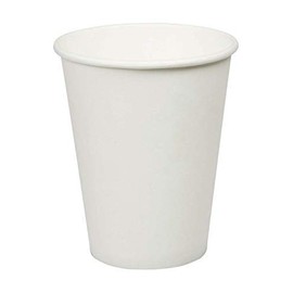 We Can Source It Ltd - 4oz Single Wall White Paper Cups without Sipper Lids - Great for Tea, Coffee, Cappuccino, Hot Drinks - Eco-Friendly 100% Compostable Recyclable - 500 Pieces