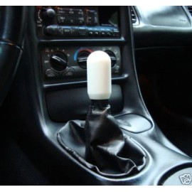 white delrin Corvette C5 1997-2004 White Delrin Shift Knob 6 Speed