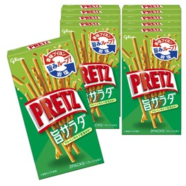 Pretz Delicious Salad, 2.3 oz (64 g) x 10 Boxes, Ezaki Glico