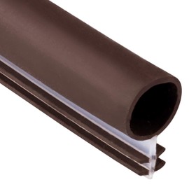Window Weatherstrip Seal 5/16" Bulb Bubble Kerf Mount 4 Colors & 6 Length Options (10', Brown)