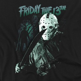 Popfunk Friday The 13Th Lurk Unisex Adult T Shirt (Large) Black