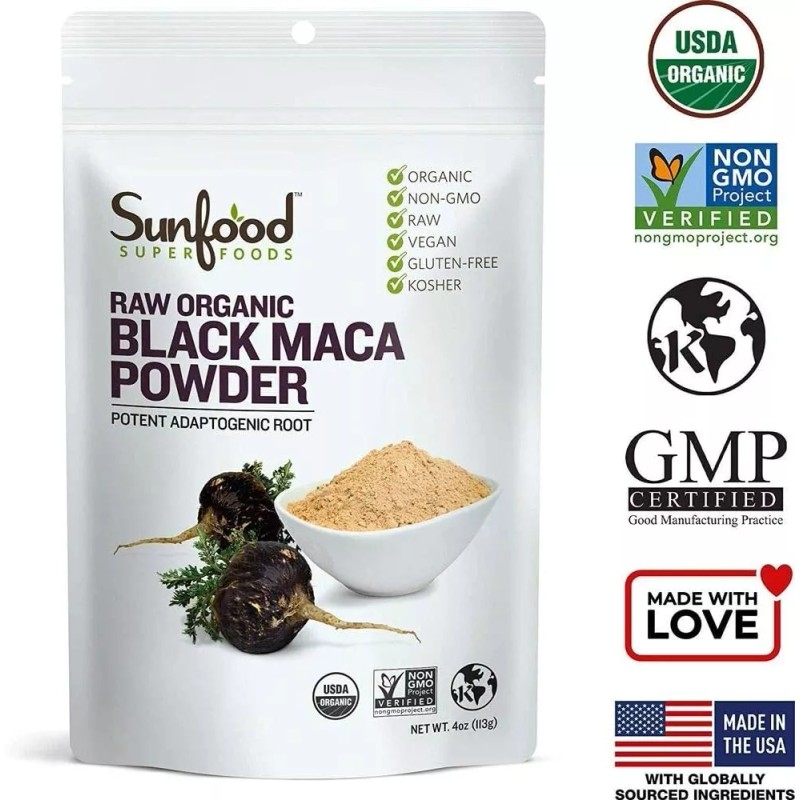 Black Maca Root Powder maca peruana negra en polvo Puro