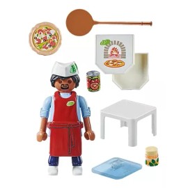 Playmobil Figura Armable Playmobil Special Plus Pizzero 13 Piezas 3+