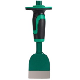 CogniForge Heavy Duty Masonry Chisel,9 Inch Brick Chisel With Hand Protector,for Demolition,Masonry,Carving,Concrete (Green)