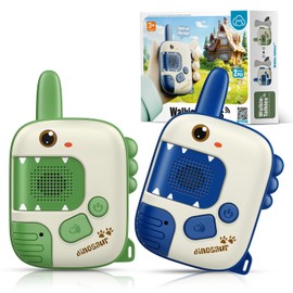 Wootoyz Walkie Talkie Kids, Toys for 3 4 5 6 Year Old Boys Gifts for Boys Age 3-6 Kids Walkie Talkie Dinosaur Toys for Boys Age 3-8 Outdoor Toys Kids Camping Accessories 3-6 Year Old Boys Garden Toys