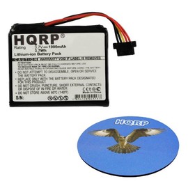 HQRP Battery Compatible with Tomtom Go 820, Go Live 820, Go 825, Go Live 825 GPS Navigator AHL03711022 VF6M 4EH45 4EH51 Tomtom Go 1535, Go Live 1535, G0 825, 1EN6.019.00, 1EV4.019.03, 4EV5.001.02