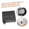 TEHAUX Optical to Analog Audio Converter Adapter for Tv Speaker