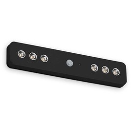 BRILONER Leuchten 2268-065 LED Under-Unit Lamp Motion Sensor Cabinet Light Under Cabinet Light Night Light Black