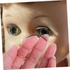 jojofuny 1 Pair Doll False Eyelashes Fake Doll Accessories Long
