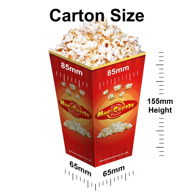 Popcorn Mega Bucket Bundle - Sweet Popcorn 600g - 12