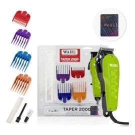Máquina Cortadora De Pelo Wahl® Profesional Taper 2000 Clipper Con Holograma De Autenticidad Color Verde