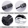 Bike Locks,Chain Locks,5 Digit 120cm Resettable Security Combination Lock, Oture