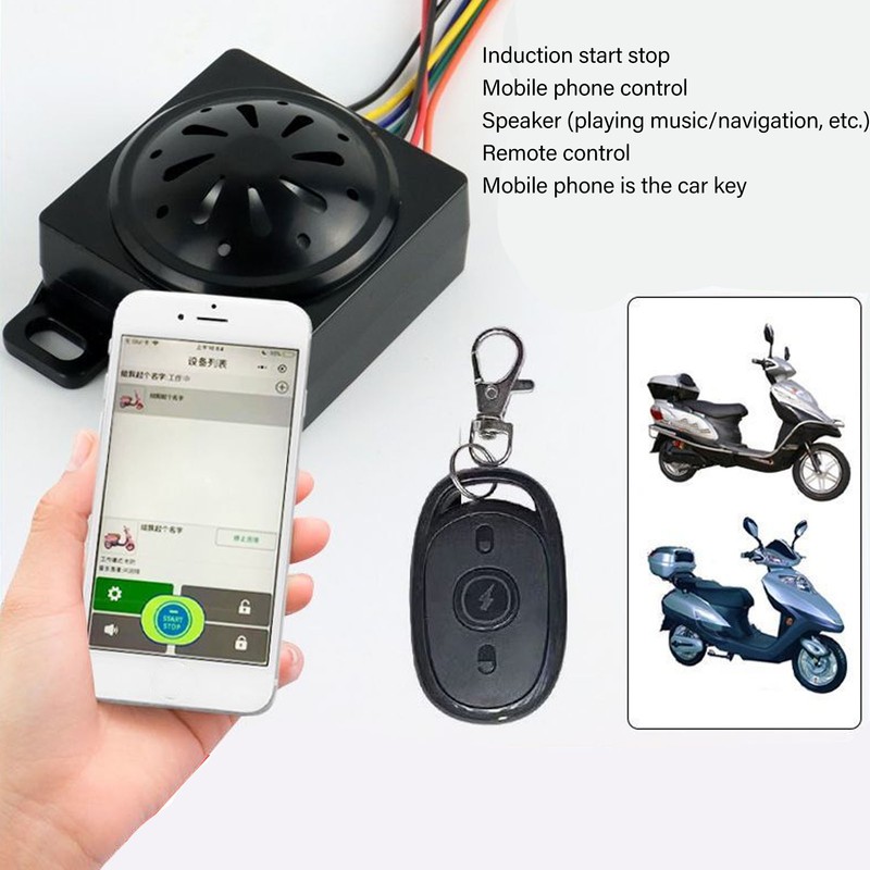 Electric Bike Anti Theft Alarm with Wireless Remote Control Electric