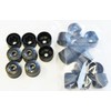 Genuine VW Volkswagen Engraved Alloy Wheel Bolt Cap Covers 17mm