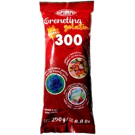 Grenetina 300 Bloom sin sabor - Polvo para preparar gelatinas, gomitas y malvaviscos - 250 g
