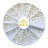 Nail Room Nail Stone Parts Set, 007 Pearl Stone, 1 Piece / 네일룸 네일 스톤파츠 세트, 007 진주 스톤, 1개