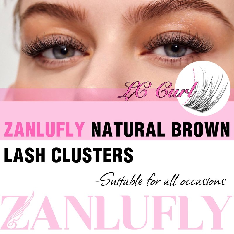 Lash CLusters Wispy Eyelash Clusters Natural Lash Extensions C Curl