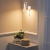 DTIEDY Hardwired Pull Chain Wall Sconce White, 1-Light Wall Light