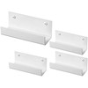 Blulu 4 Pieces Wall Mount Ladder Wall Wheelbarrow Hanger Steel