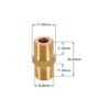 M&M Smartek Threaded Nipple Double Nipple 1/8 Inch Male x