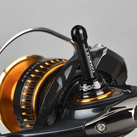 GOMEXUS R2 Reel Stand, 1.7 inches/1.9 inches (42mm/48mm) for Daiwa Spinning Reels, 23 Regalis, 25 Caldia, Freams, Tsukiyo, Fishing Balancer, Aluminum, for Ran-gun Fishing, Ajingu, Eging, Light Game