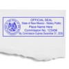 PSI Pre-Inked NM Notary Stamp - State Board Compliant Notarial