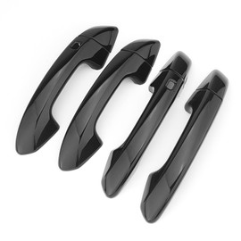 JUIVEEL 4Pcs Glossy Black Style ABS Car Exterior Door Handle Outside Door Handle Cover Set Compatible with Kia Stinger 2017-2024 Accessories