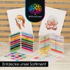 OfficeTree 16 Mini Alcohol Marker Pens - Pastel Colours -
