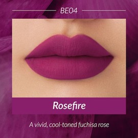 Kaleidos Cloud Lab Lip Clay | Velvety Matte, Lightweight & Long-Lasting, Rich & Buildable Color, Rave Makeup, Festival Makeup, Cosmetic Gift, Lipstick:_Rosefire