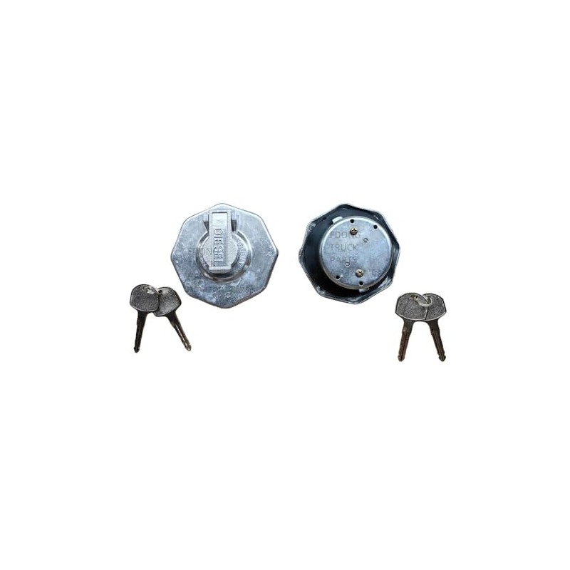 Fuel Tank Cap with Key 8-98146010-0 Compatible with Isuzu Elf
