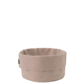Stelton Bread Bag - 100% Oeko-Tex Cotton - Foldable - Machine Washable - Can be Used as Bread Storage or as a Table Bread Basket Versatile Design by Klaus Rath, Heather