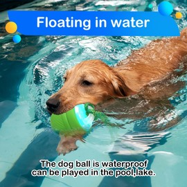 Waaiio Interactive Dog Toys to Keep Them Busy,Motion Activated Dog Ball,Improved Outdoor Water Toy Water Toy Fetch Ball