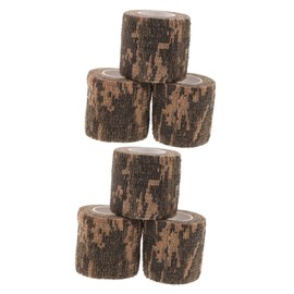 BESPORTBLE 6rolls Camo Duct Tape Outdoor Camouflage Wrapping Tape for Hunting Non-Woven and Natural Breathable Professional and Practical