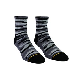 MERGE4 Trekker Quarter Crew Blue Unisex Quarter Sock (Large, l)