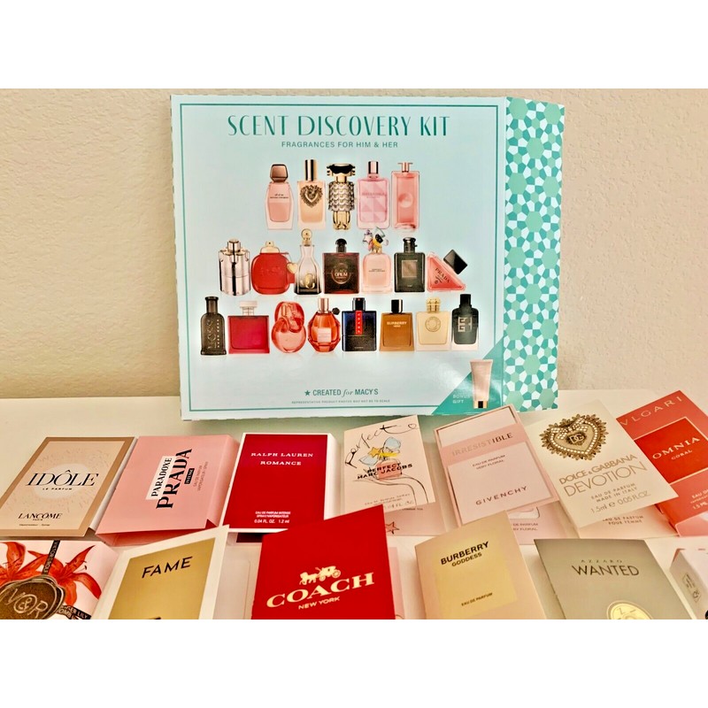 Assorted 21 Pc NEW Luxury Fragrance Sampler Vials Set, Created