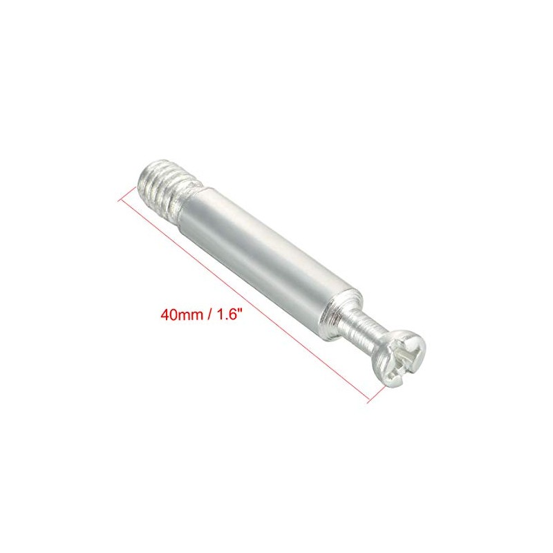 uxcell Furniture Connecting Fitting 6mm Dia Thread Bolts Dowels Screws