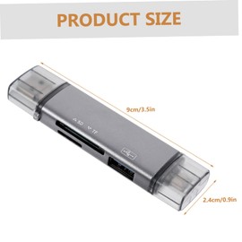 KONTONTY USB Card Reader Multipurpose Memory Card Adapter for Type OTG Devices High Speed USB Compatible with Sd and More Compact Durable Design