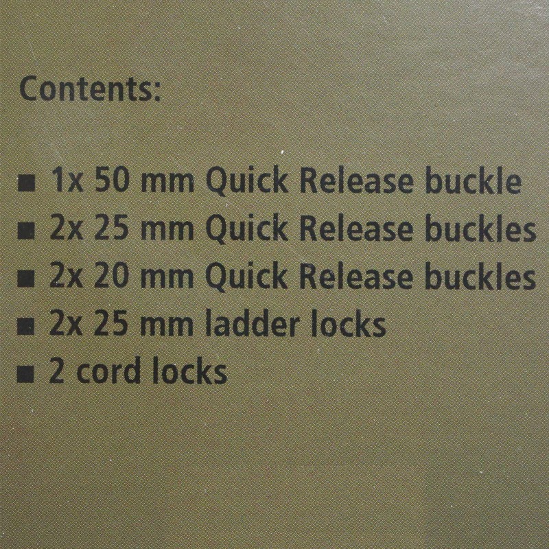 MIL-TEC REPLACEMENT BUCKLE ACCESSORY SET VARIOUS SIZES MOLLE VEST BELT