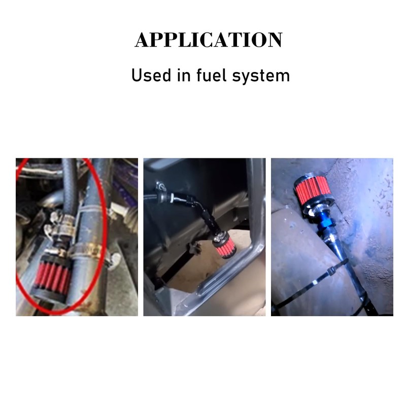 Fuel Cell Breather/Vent -8 AN Female Fitting with Filter Rebuild