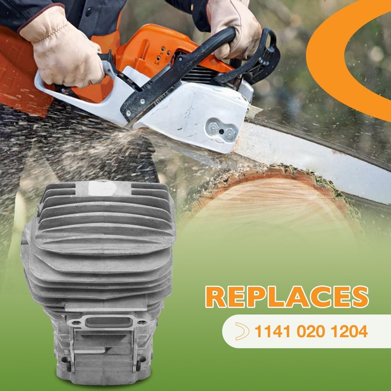 1141 020 1204 Cylinder Piston Kit Compatible with Stihl Chainsaws