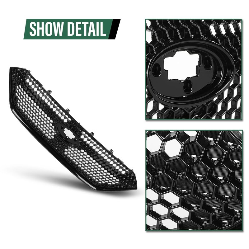 LQI Front Bumper Grille Assembly Compatible with Subaru WRX 2022-2023