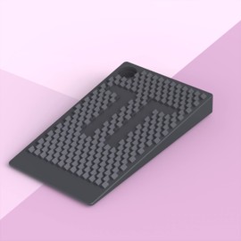 Furniture Wedges 24 Pieces, Plastic Shims for Leveling Tables Chair Fridge Toilet, Flexible Rubber Shims, DIY Furniture Levelers and Table Wedges for Home Restaurant Use, Durable and Stackable, Black