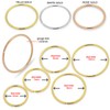 Monster Piercing 9K Gold Nose Ring Nose Piercing 22 Gauge