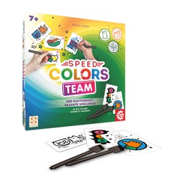 Game Factory 646305 Speed Colors Team, Cooperative Party Game for Colouring, Family Game, Memory Game from 7 Years, Children's Game, for 2-6 Players
