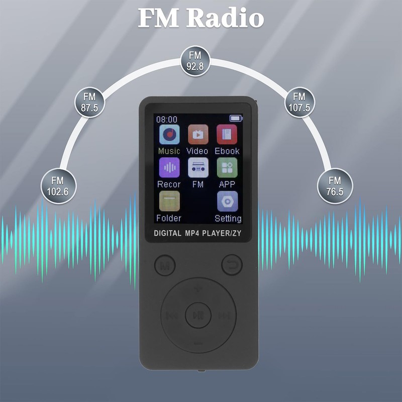 MP3 Player with Bluetooth 5.0, MP3 & MP4 Music Player